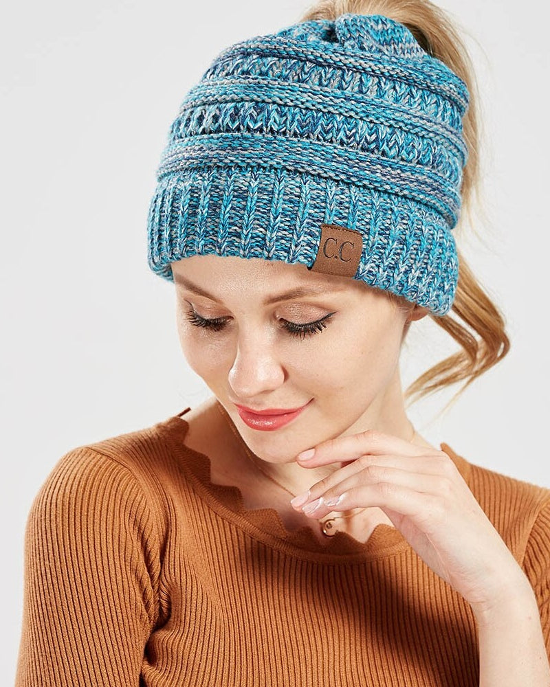 Esthika  ponytail beanie